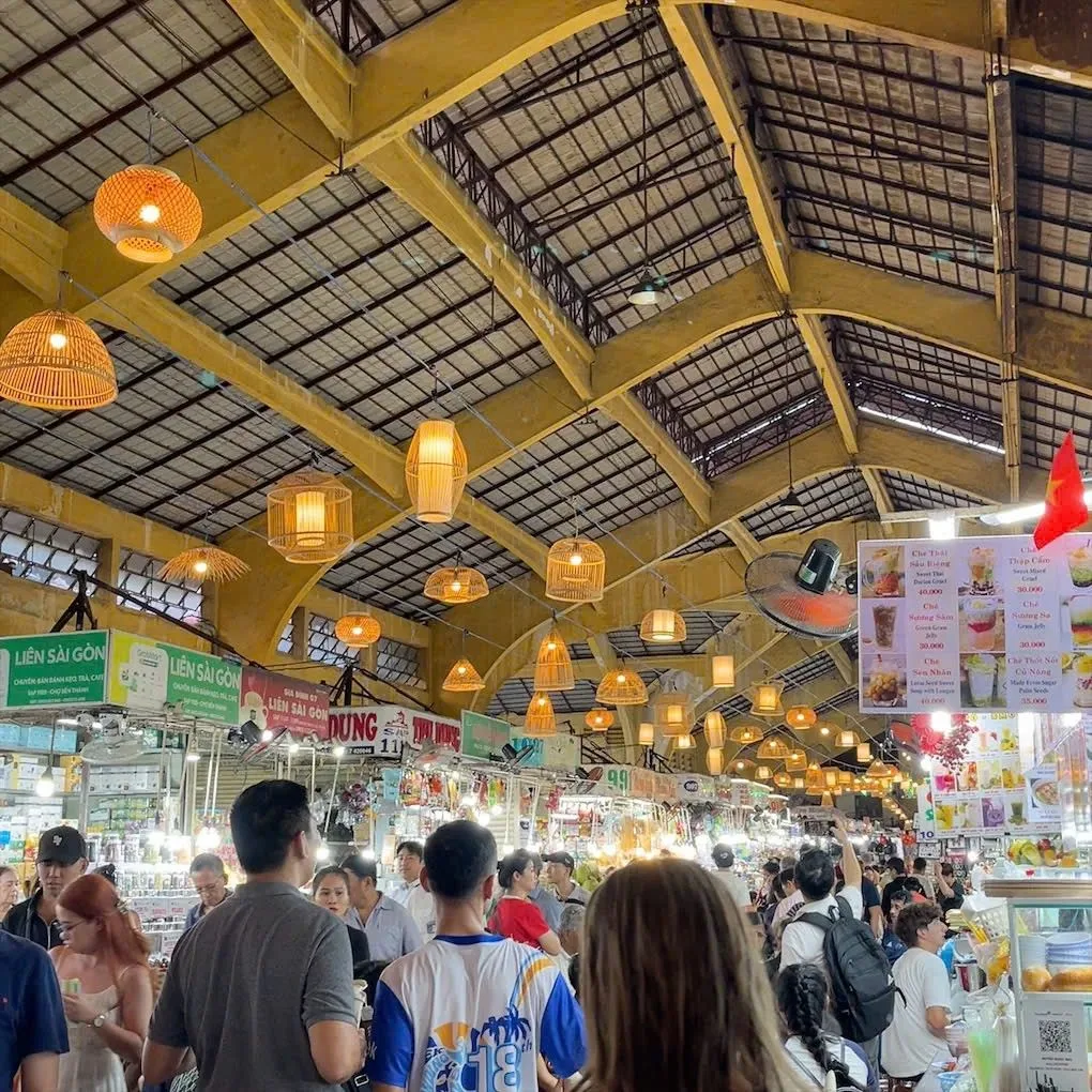 胡志明的檳城市場